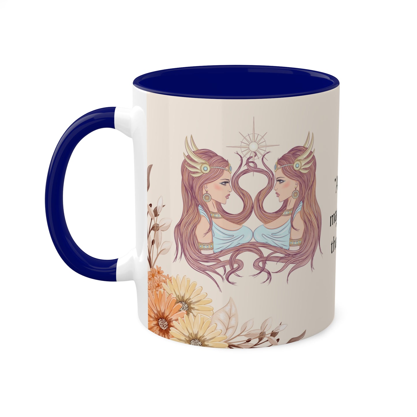 Gemini Sunsign, Colorful Mugs, 11oz