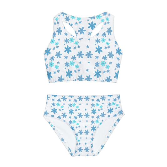 Girls Two Piece Swimsuit (AOP)