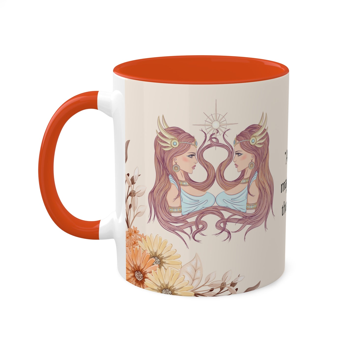 Gemini Sunsign, Colorful Mugs, 11oz