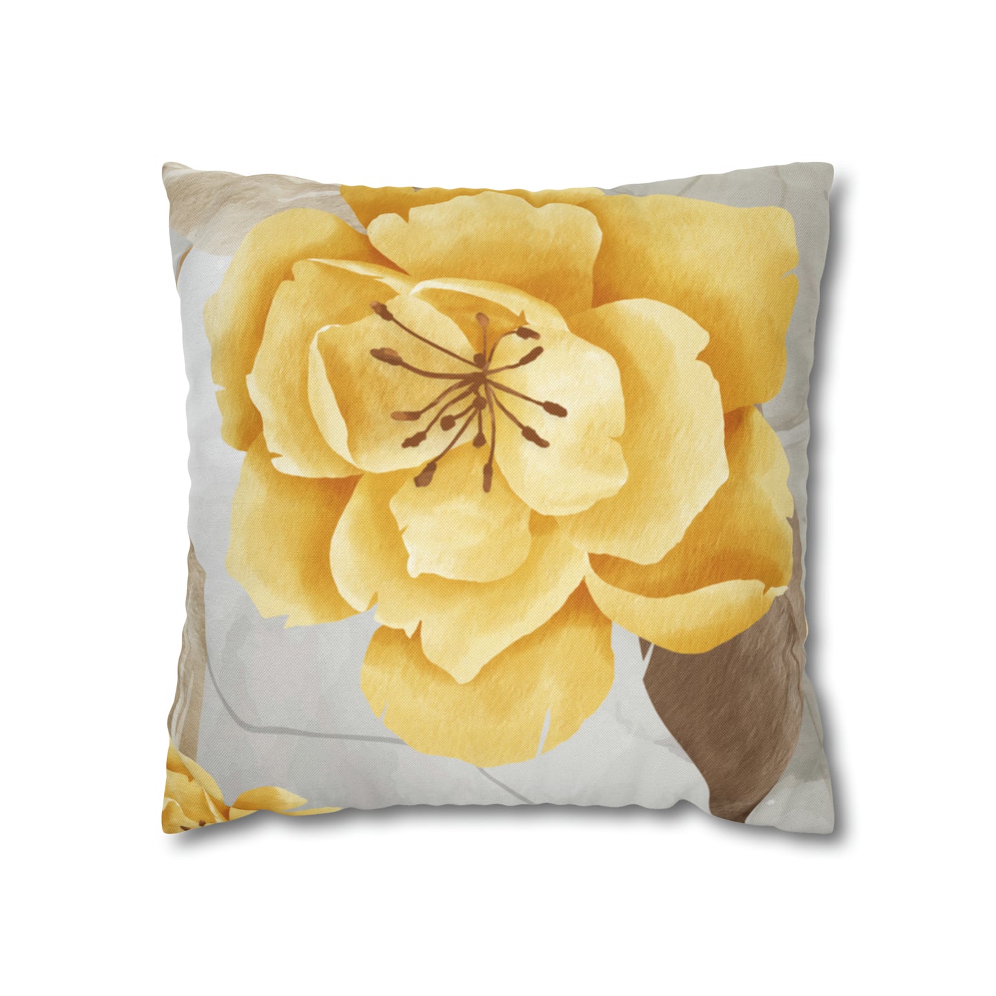 Spun Polyester Square Pillow Case