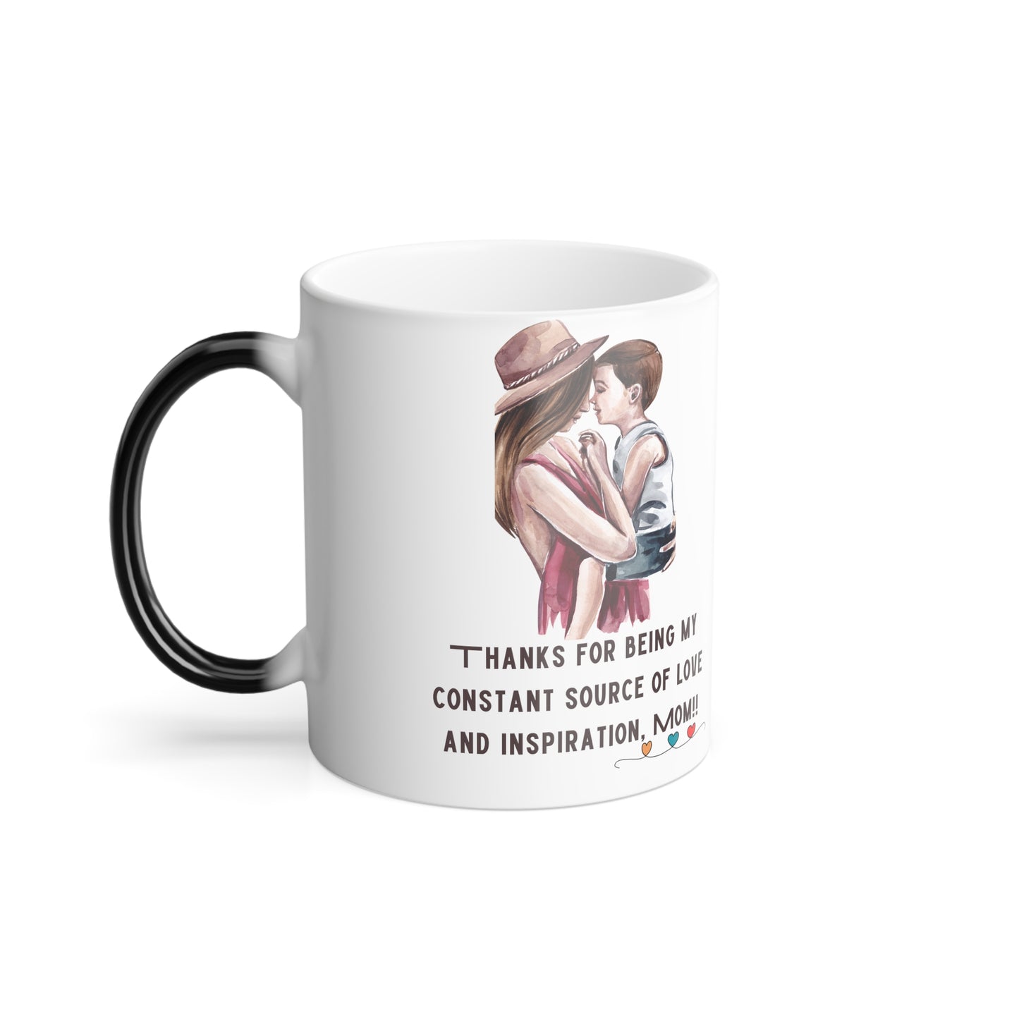 Mother's Day quote Color Morphing Mug, 11oz