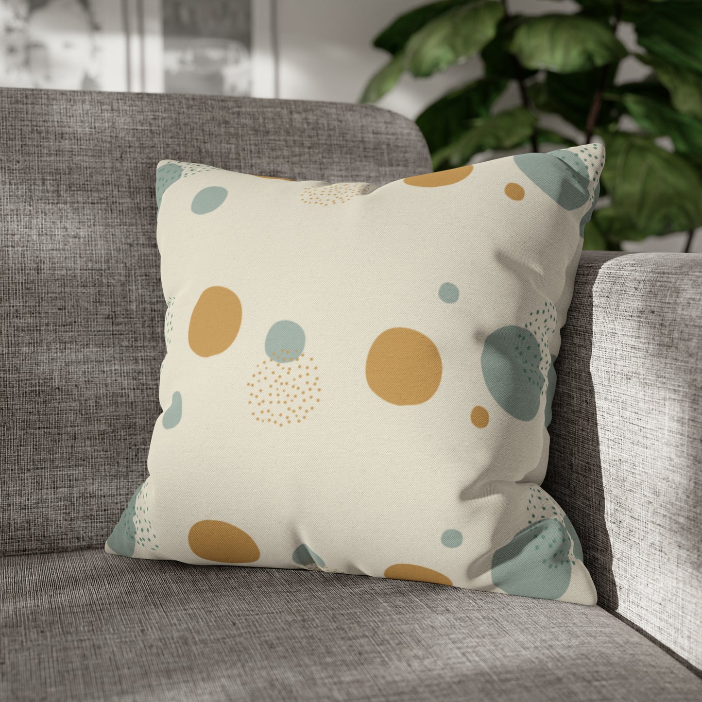 Spun Polyester Square Pillow Case