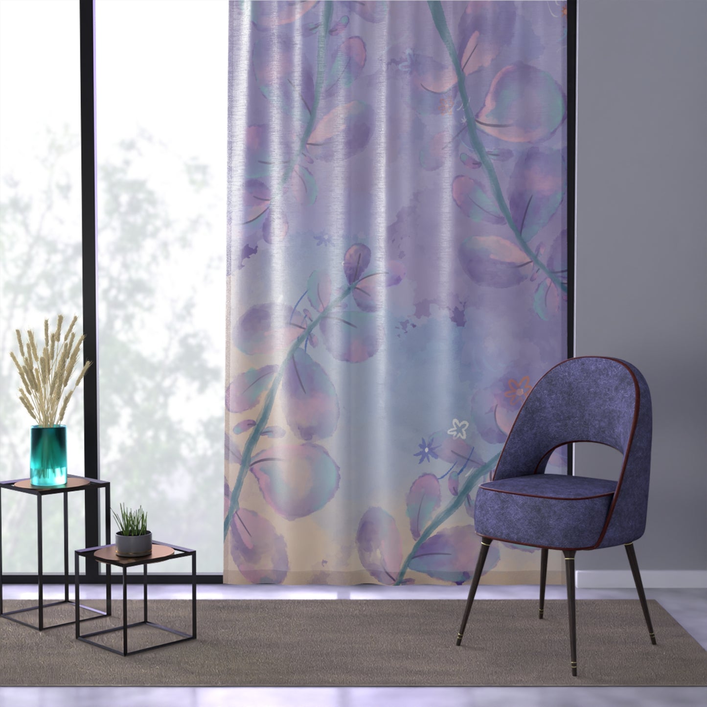 Sheer Window Curtain