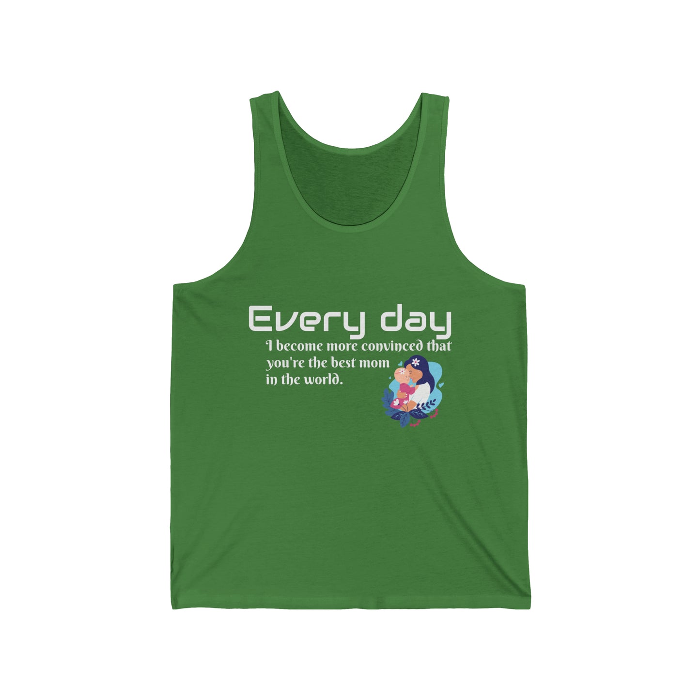 Mother's Day Quote Unisex Jersey Tank