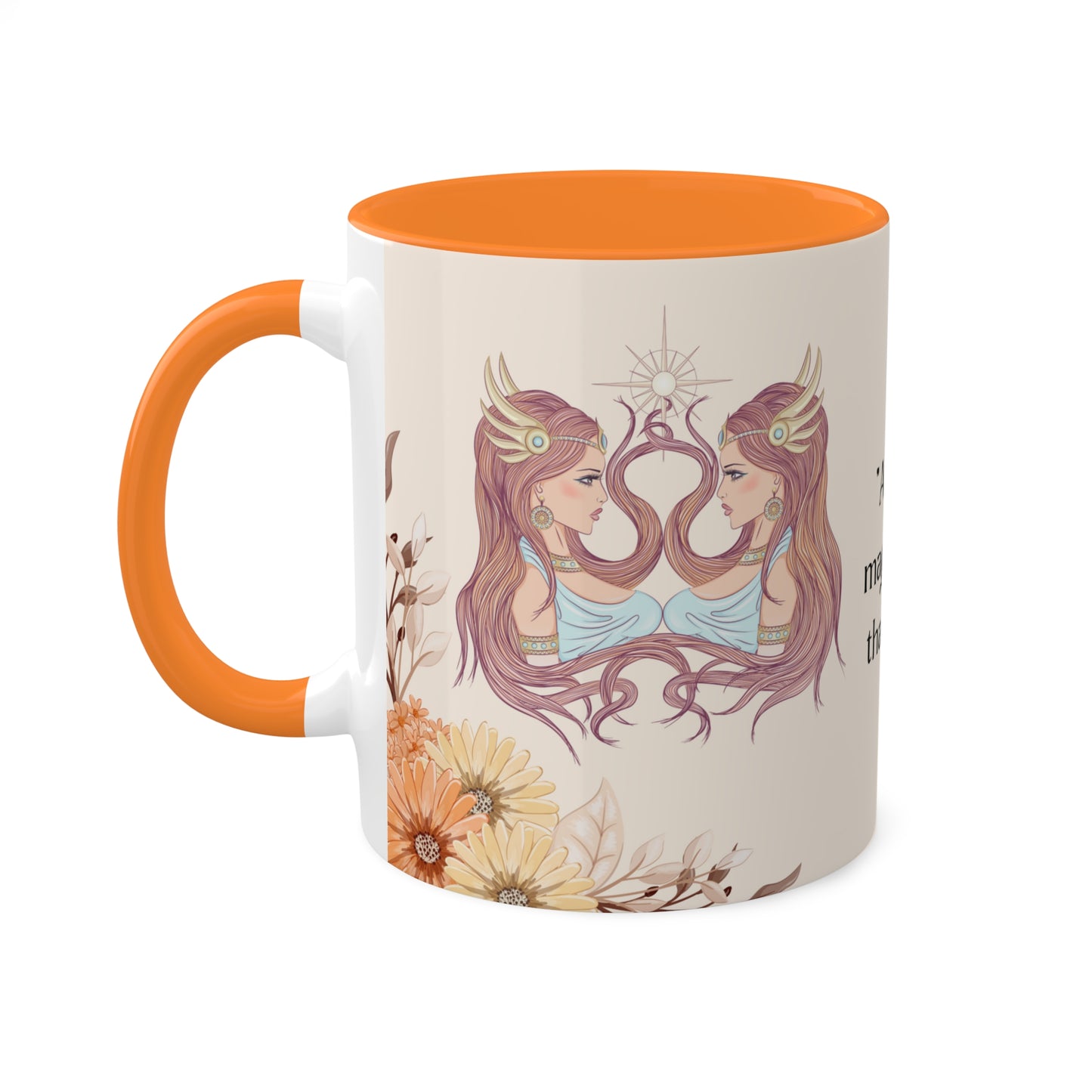 Gemini Sunsign, Colorful Mugs, 11oz