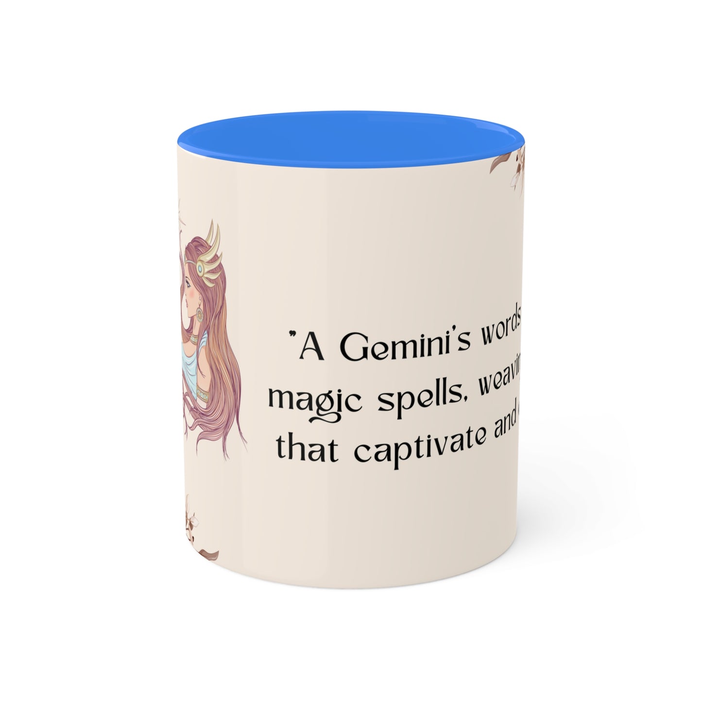 Gemini Sunsign, Colorful Mugs, 11oz