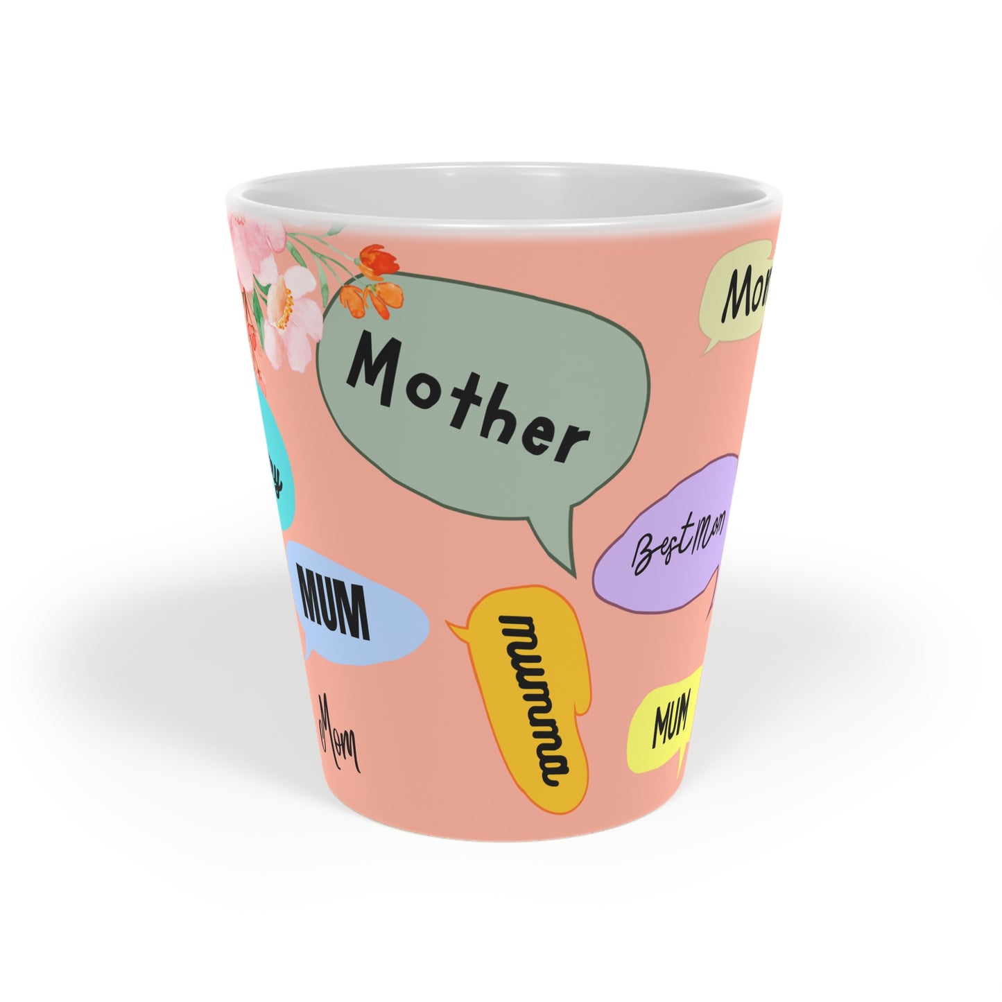 Mothers Day Themed Latte Mug, 12oz