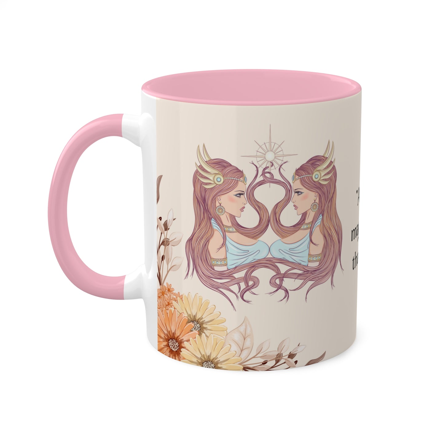 Gemini Sunsign, Colorful Mugs, 11oz