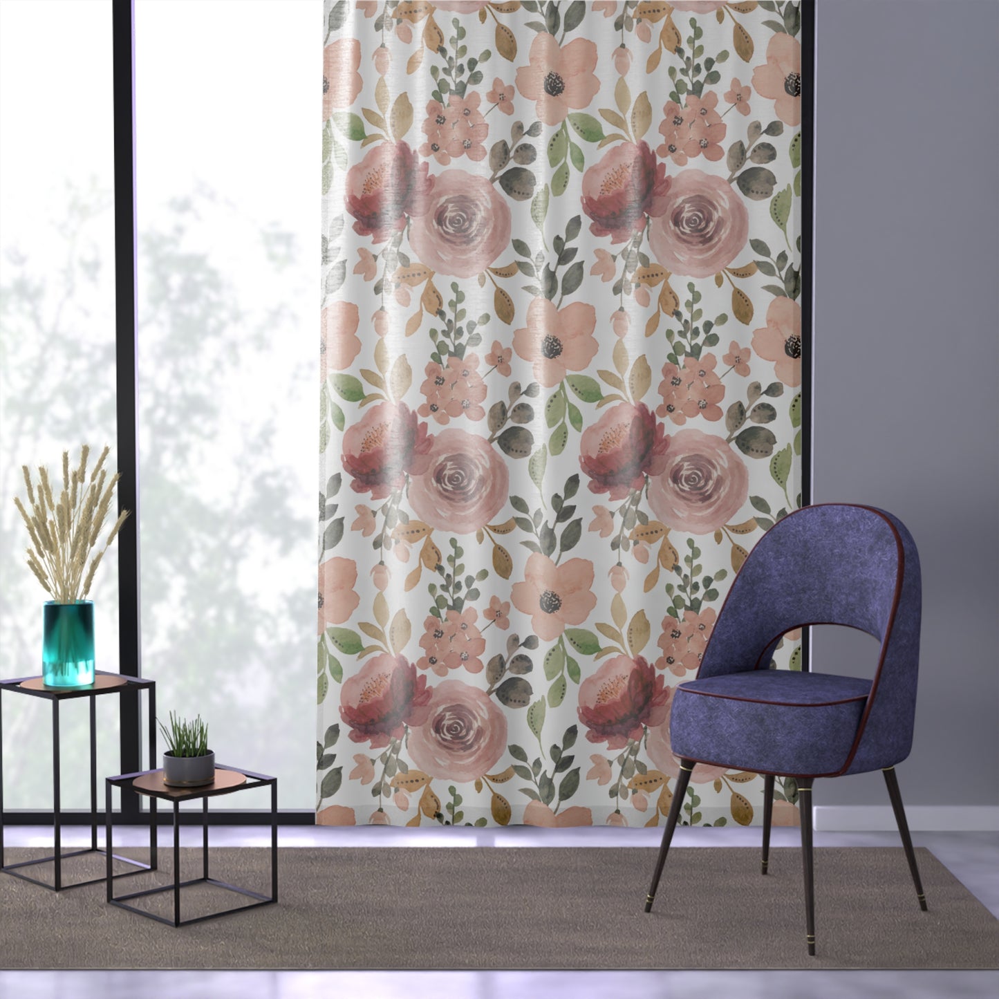 Sheer Window Curtain