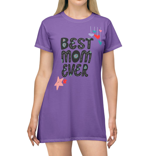 Best Mom Ever T-Shirt Dress