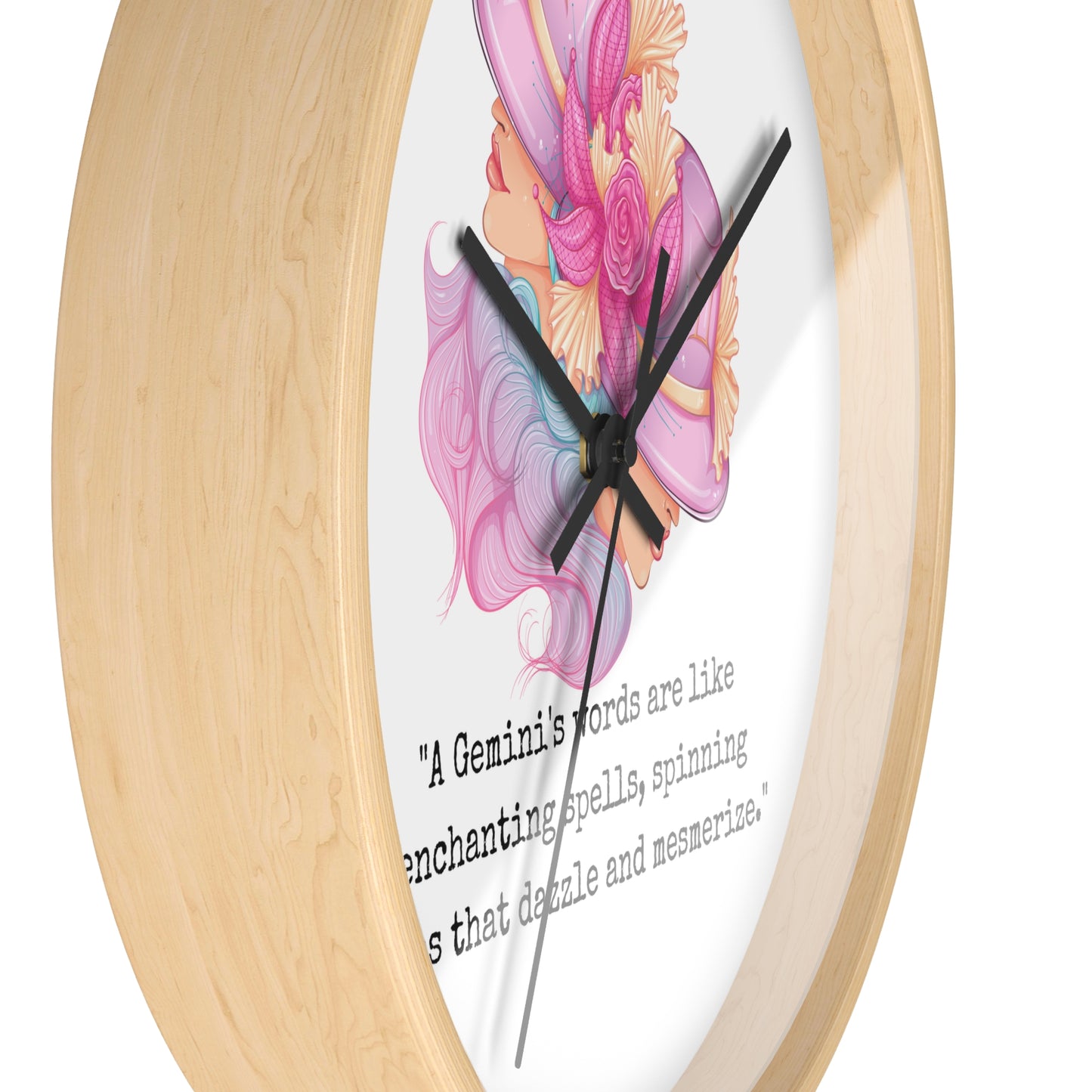 Gemini Sun Sign Wall Clock