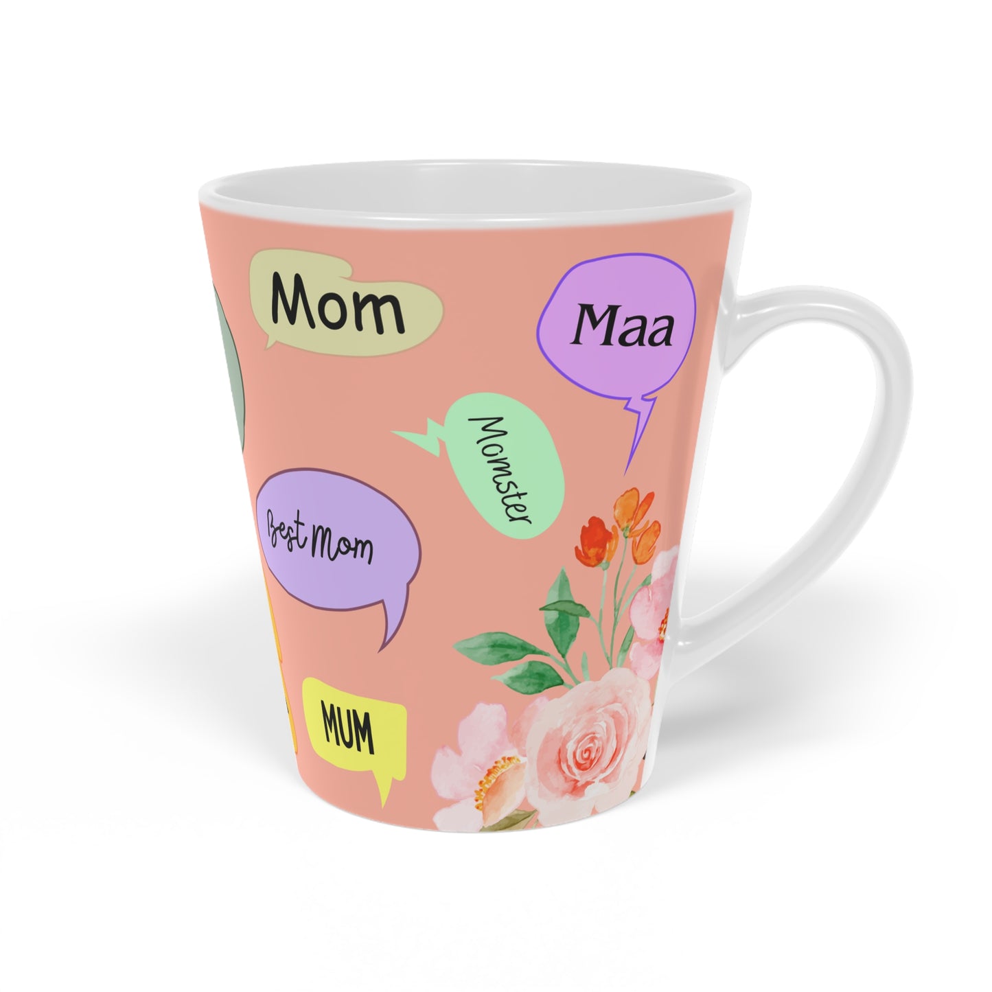 Mothers Day Themed Latte Mug, 12oz