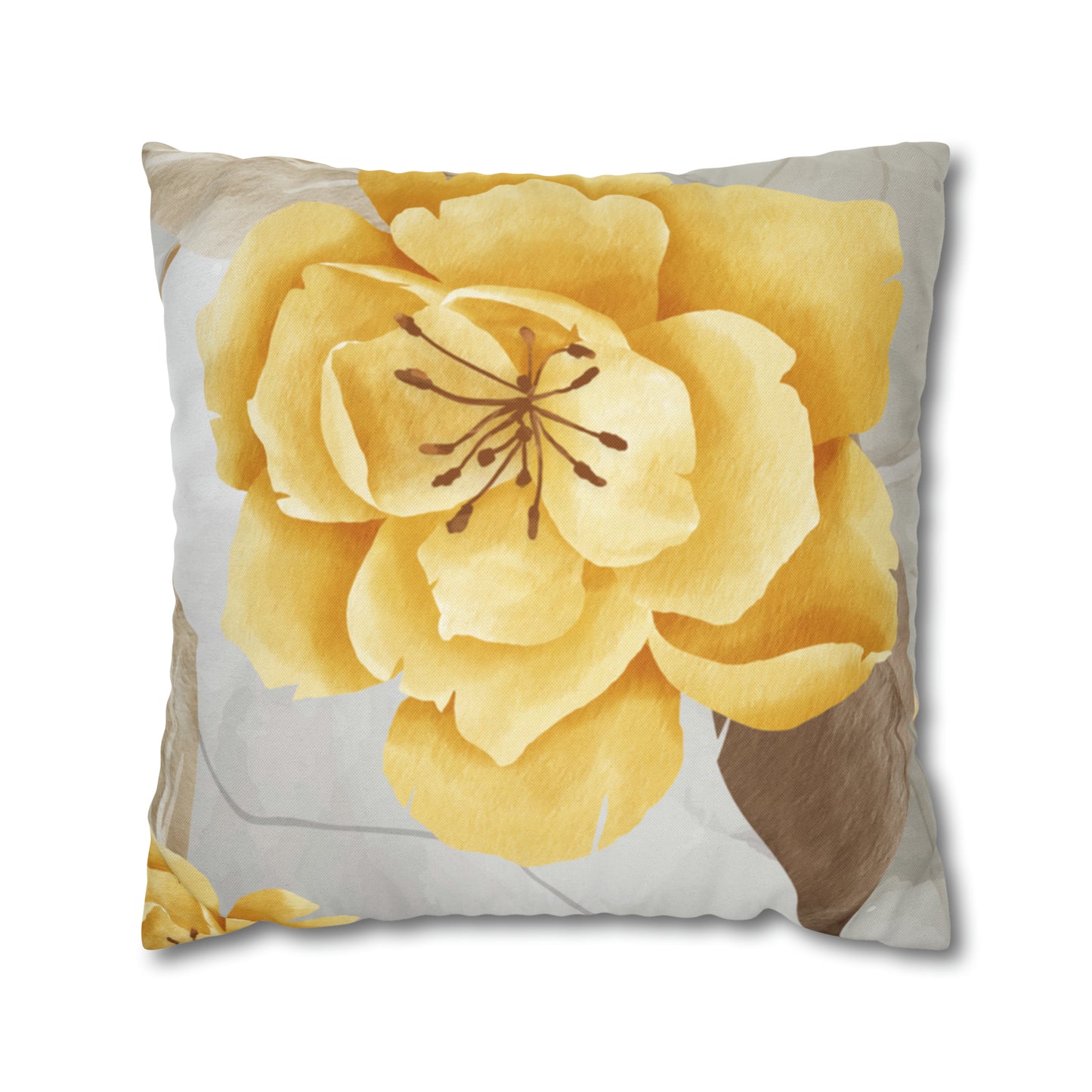 Spun Polyester Square Pillow Case