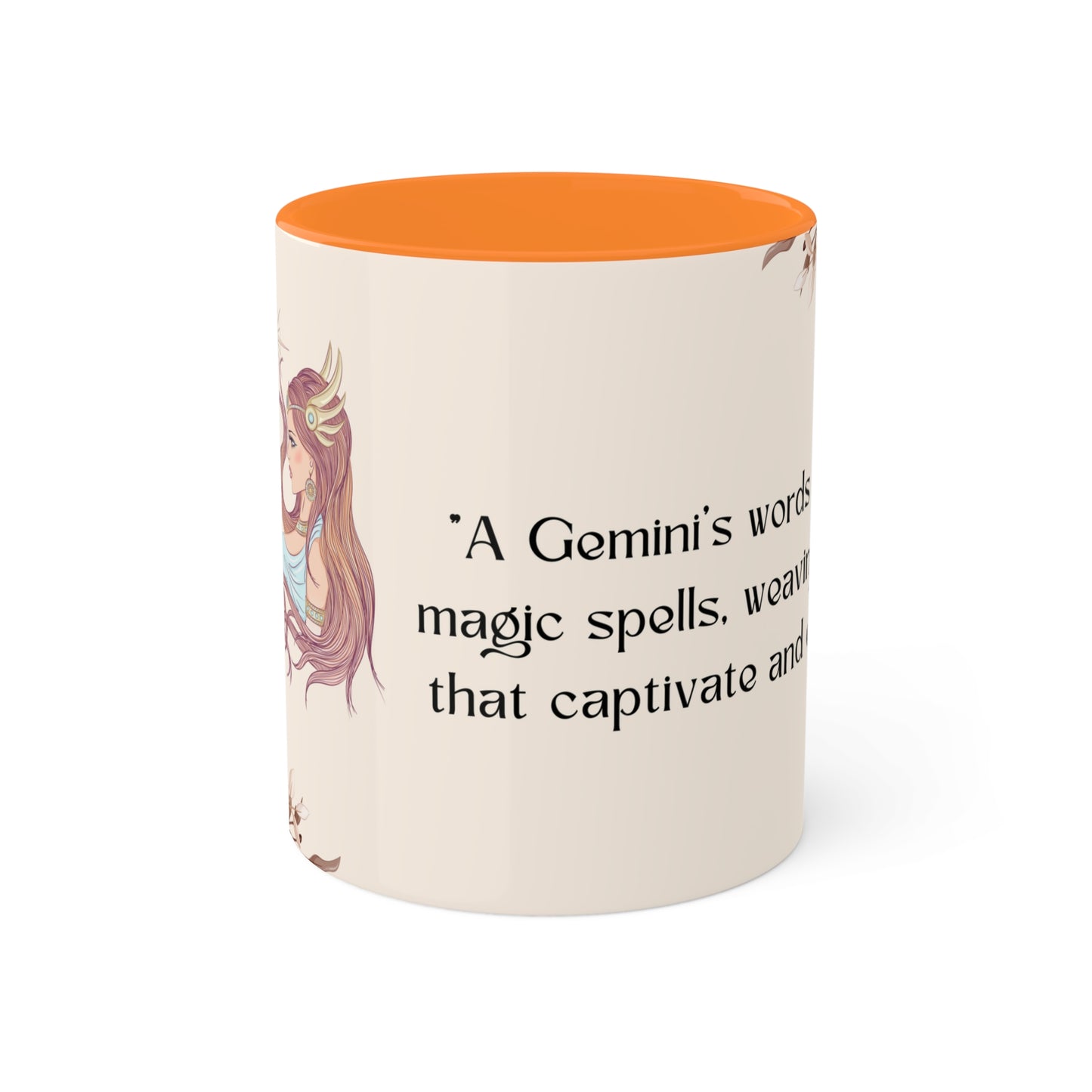 Gemini Sunsign, Colorful Mugs, 11oz