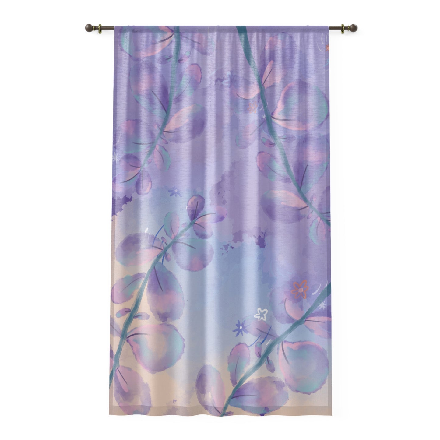 Sheer Window Curtain