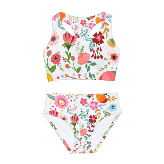 Girls Two Piece Swimsuit