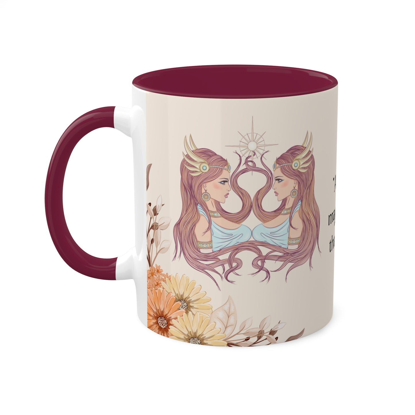 Gemini Sunsign, Colorful Mugs, 11oz