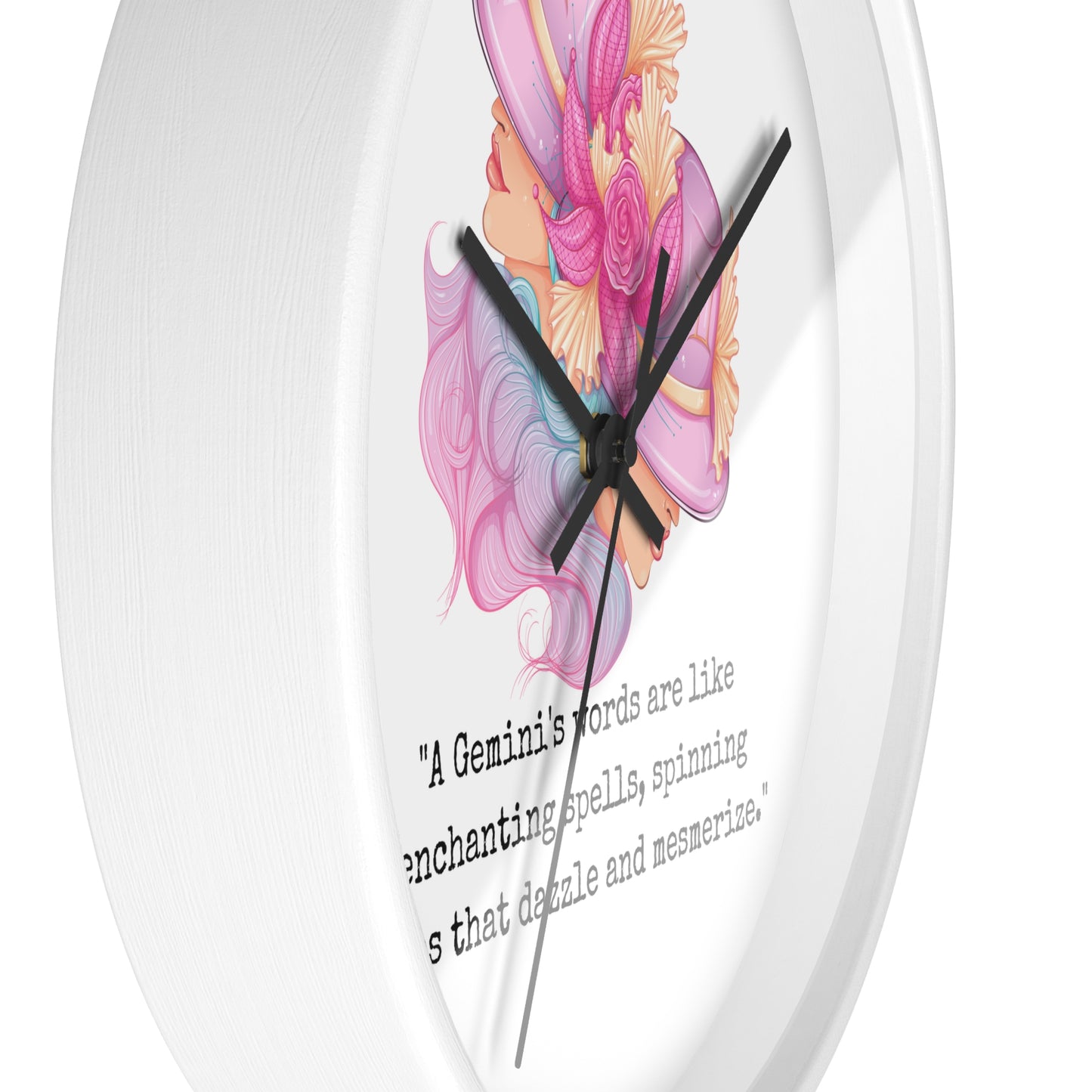 Gemini Sun Sign Wall Clock