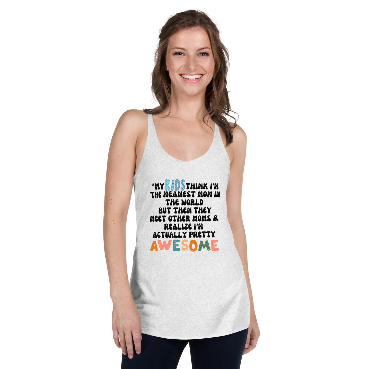 Mothers Day Themed Women's Racerback Tank