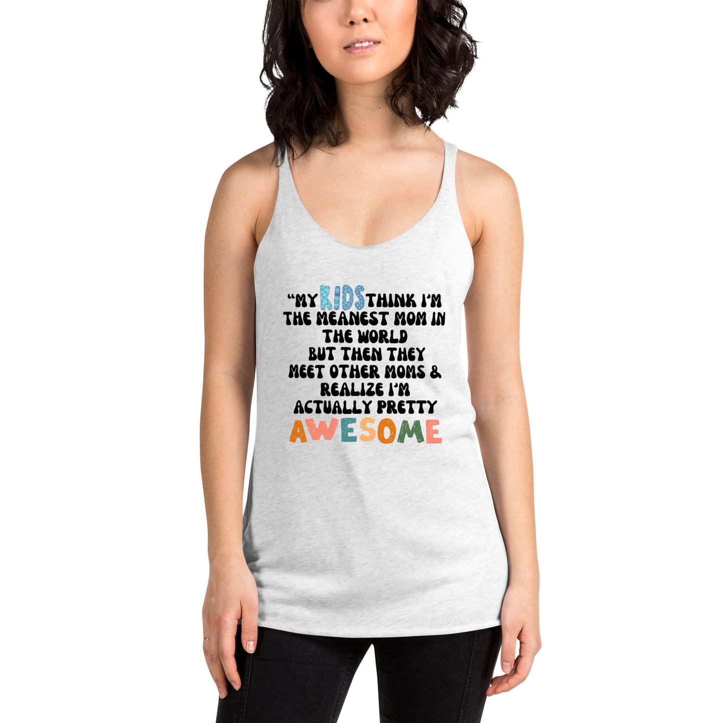 Mothers Day Themed Women's Racerback Tank