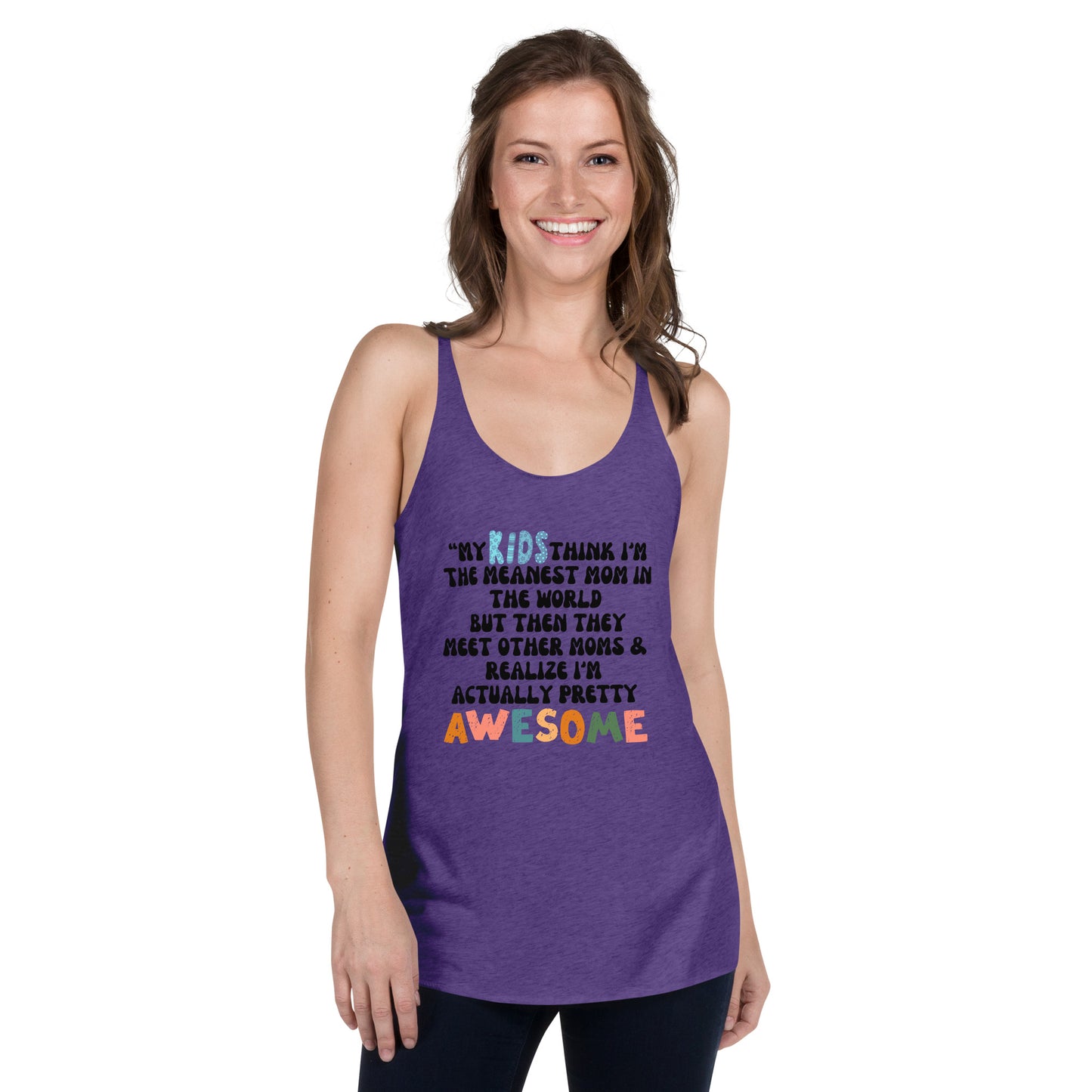 Mothers Day Themed Women's Racerback Tank