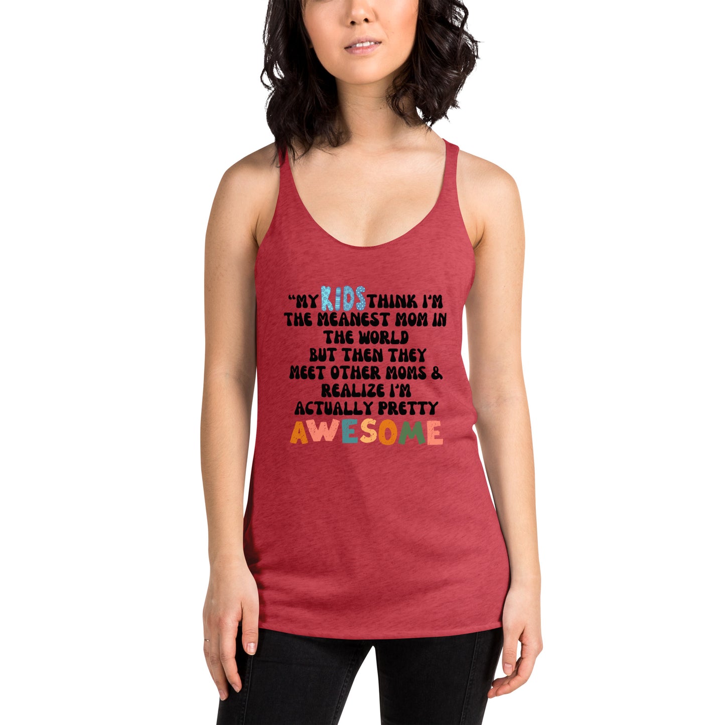 Mothers Day Themed Women's Racerback Tank